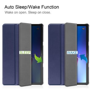 Θήκη Lenovo Tab M10 10.1" (3rd Gen) Μπλε Custer Texture 3-Fold Holder Tablet Case Blue