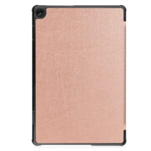 Θήκη Lenovo Tab M10 10.1" (3rd Gen) Ροζ-Χρυσό Custer Texture 3-Fold Holder Tablet Case Rose Gold