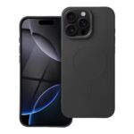 Forcell iPhone 16 Pro MagSafe Big Hole Θήκη Σιλικόνης - Black