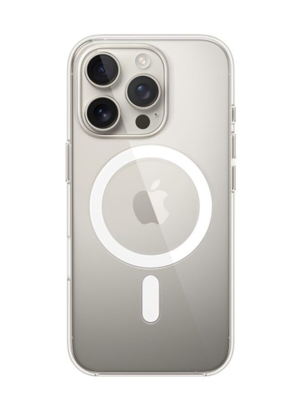 Forcell iPhone 16 Pro MagSafe Θήκη Σιλικόνης - Διάφανη