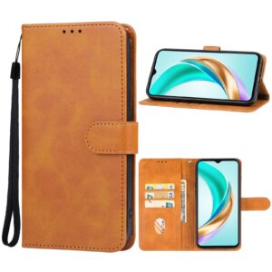 Tel1 Honor X6b Wallet Θήκη Βιβλίο - Brown