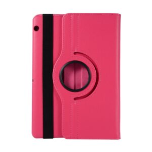 Θήκη Huawei MediaPad T3 9.6" Φούξια 360 Degrees Rotation Stand Cover Rose Red