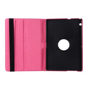 Θήκη Huawei MediaPad T3 9.6" Φούξια 360 Degrees Rotation Stand Cover Rose Red