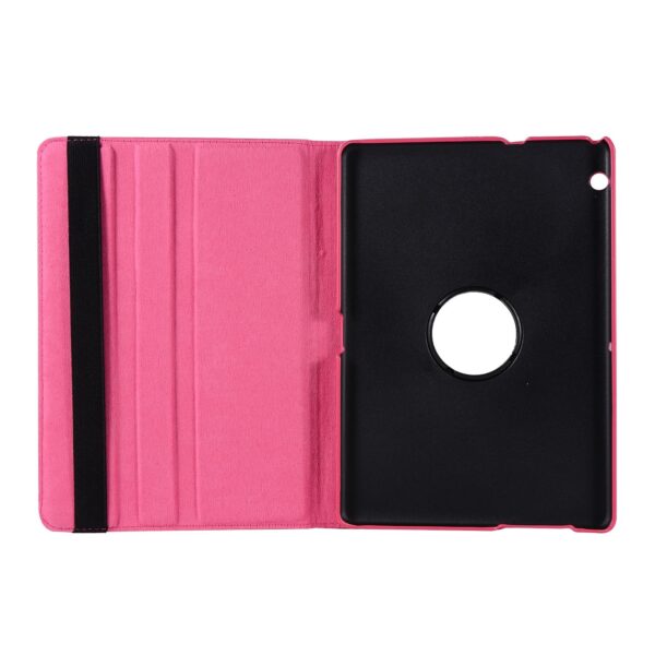 Θήκη Huawei MediaPad T3 9.6" Φούξια 360 Degrees Rotation Stand Cover Rose Red