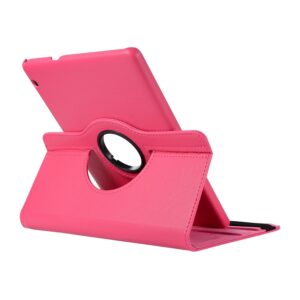 Θήκη Huawei MediaPad T3 9.6" Φούξια 360 Degrees Rotation Stand Cover Rose Red