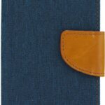 Tel1 Samsung Galaxy A13 5G / A04s Canvas Θήκη Βιβλίο Blue - Brown