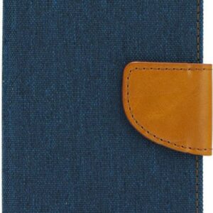 Tel1 Samsung Galaxy A13 5G / A04s Canvas Θήκη Βιβλίο Blue - Brown