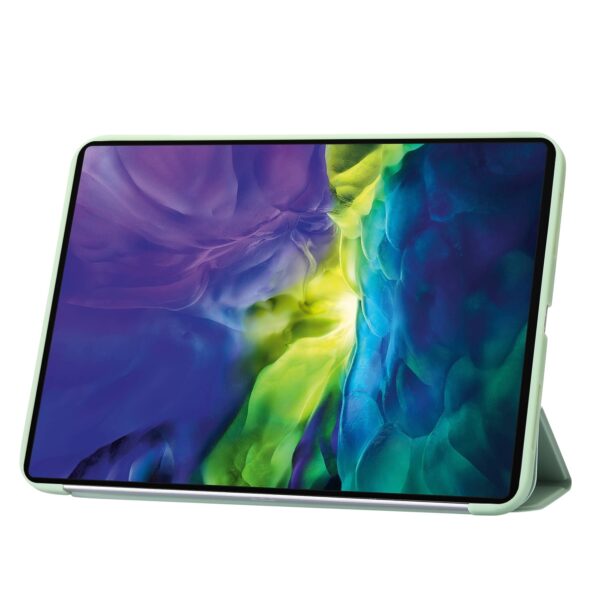 Apple iPad 2022 10.9'' Θήκη Πράσινη Honeycomb Silicone + PU Tablet Case Green