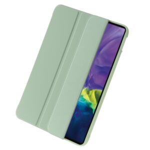 Apple iPad 2022 10.9'' Θήκη Πράσινη Honeycomb Silicone + PU Tablet Case Green