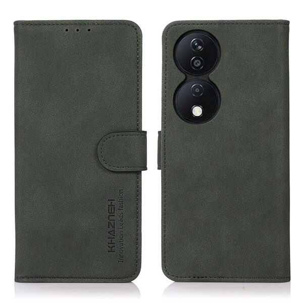 KHAZNEH Honor X7Β 4G / X7B 5G / Honor 90 Matte Texture Θήκη Βιβλίο - Green