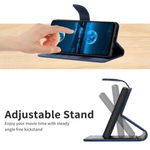 Tel1 Honor X7Β 4G / X7B 5G / Honor 90 Stitching Embossed Θήκη Βιβλίο - Blue