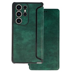 Tel1 Samsung Galaxy S23 5G Cabana Premium Quality Θήκη Βιβλίο - Green