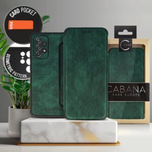 Tel1 Samsung Galaxy S23 5G Cabana Premium Quality Θήκη Βιβλίο - Green
