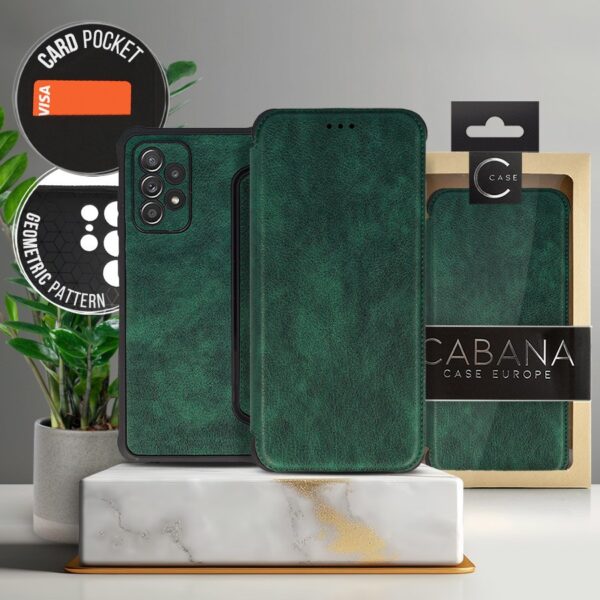 Tel1 Samsung Galaxy S23 5G Cabana Premium Quality Θήκη Βιβλίο - Green
