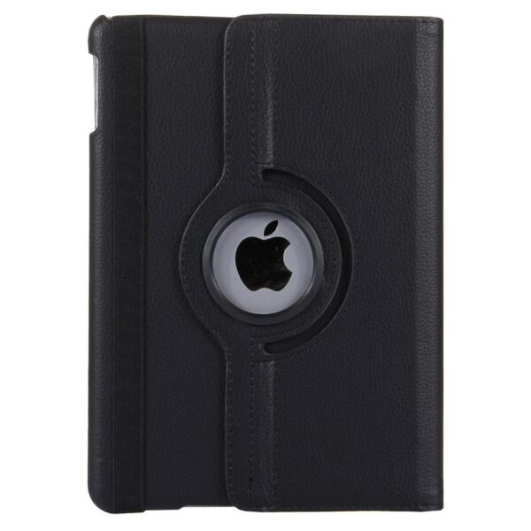 Apple iPad 9.7" 2017 / 2018 Θήκη Μαύρη Litchi Texture Horizontal Flip 360 Degrees Rotation Case Black