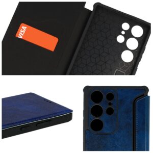 Tel1 Samsung Galaxy S23 5G Cabana Premium Quality Θήκη Βιβλίο - Blue