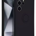 Forcell Samsung Galaxy S24 Ultra 5G Μαύρο Finger Grip Θήκη Σιλικόνης - Black