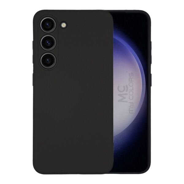 Forcell Samsung Galaxy S23 5G Matt Θήκη Σιλικόνης - Black Forcell Samsung Galaxy S23 5G Matt Θήκη Σιλικόνης - Black