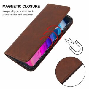 Tel1 TCL 505 Magnetic Closure Θήκη Βιβλίο - Brown