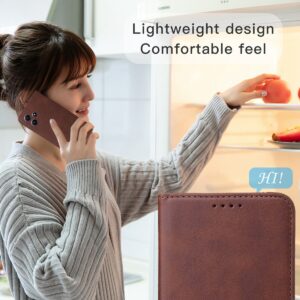 Tel1 TCL 505 Magnetic Closure Θήκη Βιβλίο - Brown