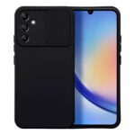 Forcell Samsung Galaxy A34 5G Slide Θήκη Σιλικόνης - Black