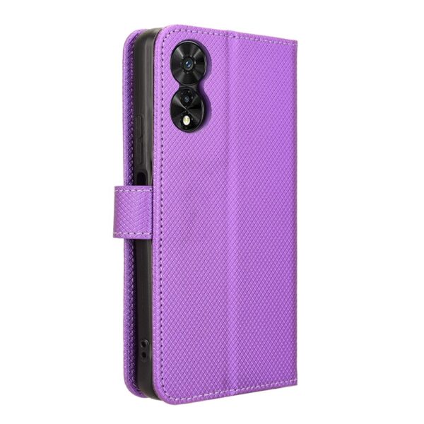 Tel1 TCL 505 Diamond Texture Θήκη Βιβλίο - Purple
