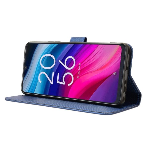 Tel1 TCL 505 Diamond Texture Θήκη Βιβλίο - Purple