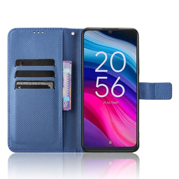 Tel1 TCL 505 Diamond Texture Θήκη Βιβλίο - Purple