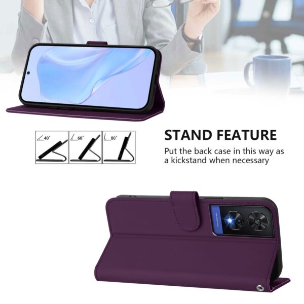 Tel1 TCL 505 Skin Feel Solid Color Θήκη Βιβλίο - Violet