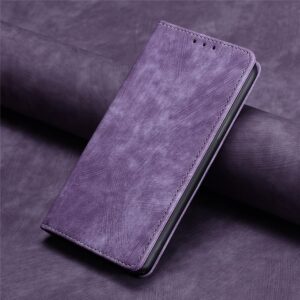 Tel1 TCL 505 Skin Feel Anti-theft Θήκη βιβλίο - Purple