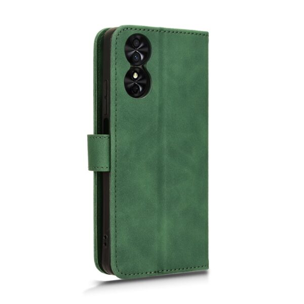 Tel1 TCL 40 NXTpaper 4G / TCL 50 SE Skin Feel Magnetic Flip Θήκη Βιβλίο - Green