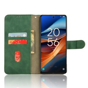 Tel1 TCL 40 NXTpaper 4G / TCL 50 SE Skin Feel Magnetic Flip Θήκη Βιβλίο - Green