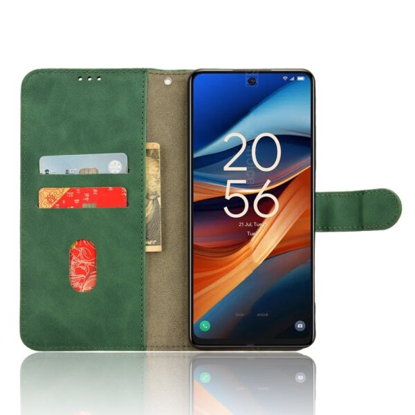 Tel1 TCL 40 NXTpaper 4G / TCL 50 SE Skin Feel Magnetic Flip Θήκη Βιβλίο - Green
