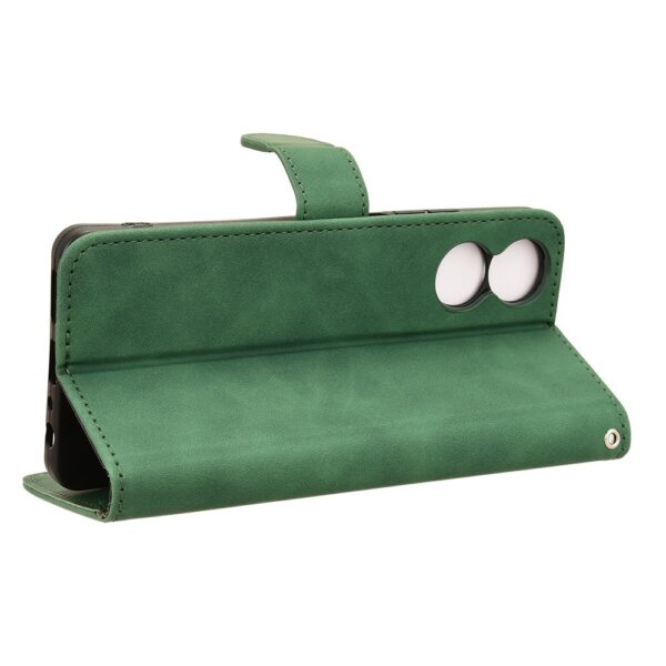 Tel1 TCL 40 NXTpaper 4G / TCL 50 SE Skin Feel Magnetic Flip Θήκη Βιβλίο - Green