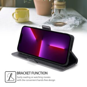 Tel1 TCL 50 SE Contrast Color Side Buckle Θήκη Βιβλίο - Black Grey