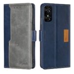 Tel1 TCL 50 SE Contrast Color Side Buckle Θήκη Βιβλίο - Blue Grey