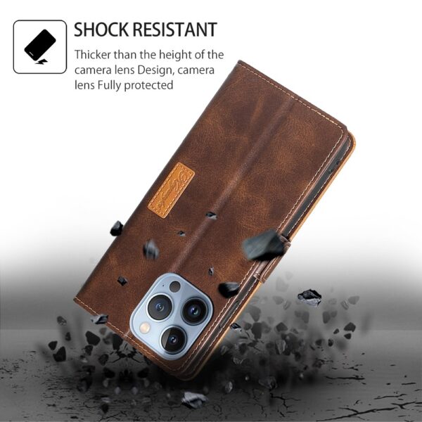 Tel1 TCL 50 SE Contrast Color Side Buckle Θήκη Βιβλίο - Brown