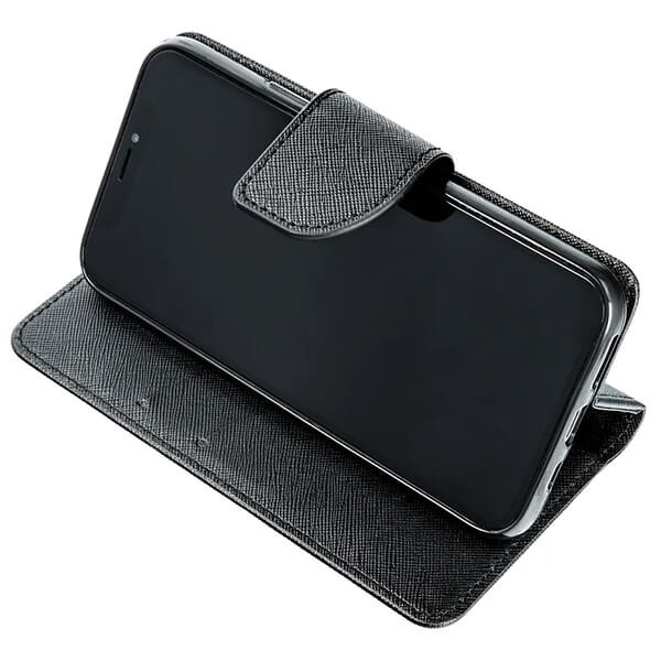 Tel1 Samsung Galaxy S24 Plus 5G Fancy Book Case Θήκη Βιβλίο - Black
