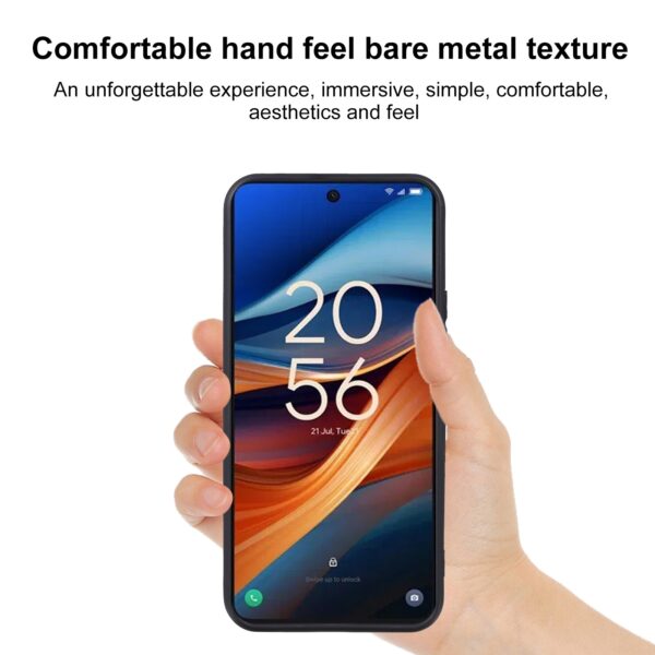 Forcell TCL 50 SE Matt Θήκη Σιλικόνης - Black