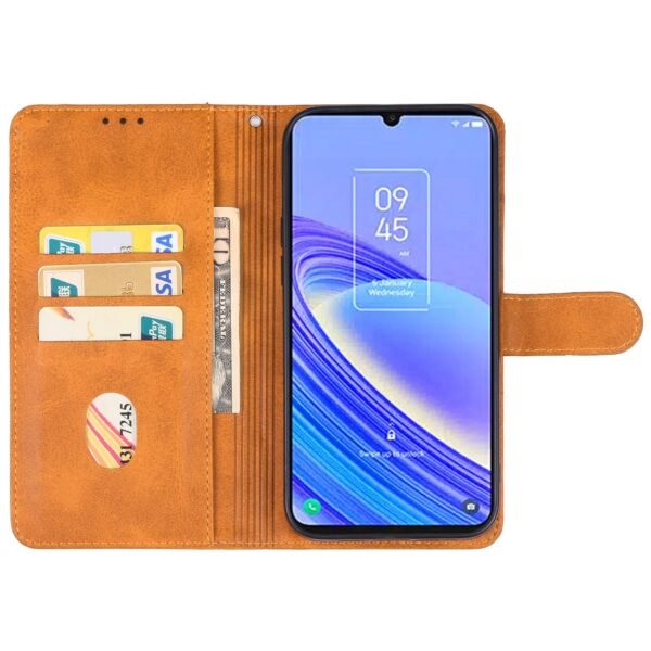 Tel1 TCL 50 SE Wallet Θήκη Βιβλίο - Brown