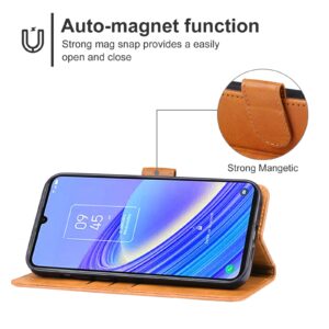 Tel1 TCL 50 SE Wallet Θήκη Βιβλίο - Brown