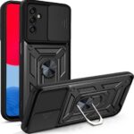 Forcell Samsung Galaxy A13 5G / A04s Defender Sliding Camera Holder Θήκη Σκληρή - Black