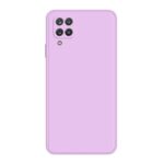 Forcell Samsung Galaxy A12 / M12 Matt Θήκη Σιλικόνης - Lilac