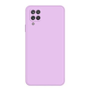 Forcell Samsung Galaxy A12 / M12 Matt Θήκη Σιλικόνης - Lilac