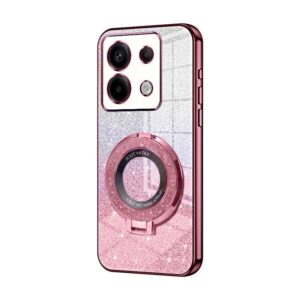 Forcell Xiaomi Redmi Note 13 Pro 4G/ Xiaomi Poco M6 Pro 4G Plated Gradient Glitter Θήκη Σιλικόνης - Pink