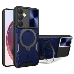 Forcell Samsung Galaxy A35 5G Sliding Camshield Magnetic Holder Θήκη Σκληρή - Blue
