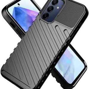 Forcell Samsung Galaxy A53 5G Thunderbolt Shockproof Θήκη Σιλικόνης - Black