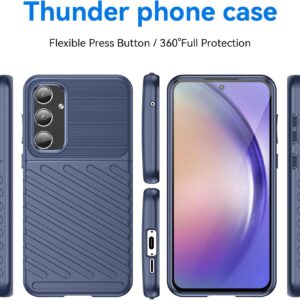 Forcell Samsung Galaxy A53 5G Thunderbolt Shockproof Θήκη Σιλικόνης - Blue