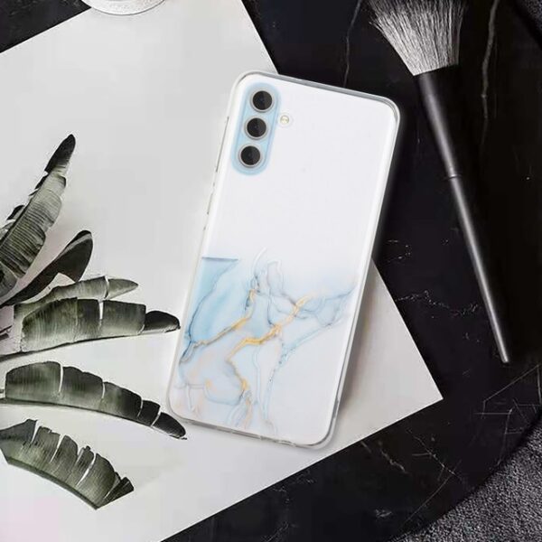 Forcell Samsung Galaxy A54 5G Hollow Marble Pattern Precise Hole Θήκη Σιλικόνης με Σχέδιο