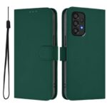 Tel1 Samsung Galaxy A33 5G Skin Feel Solid Color with Lanyard Θήκη Βιβλίο - Deep Green